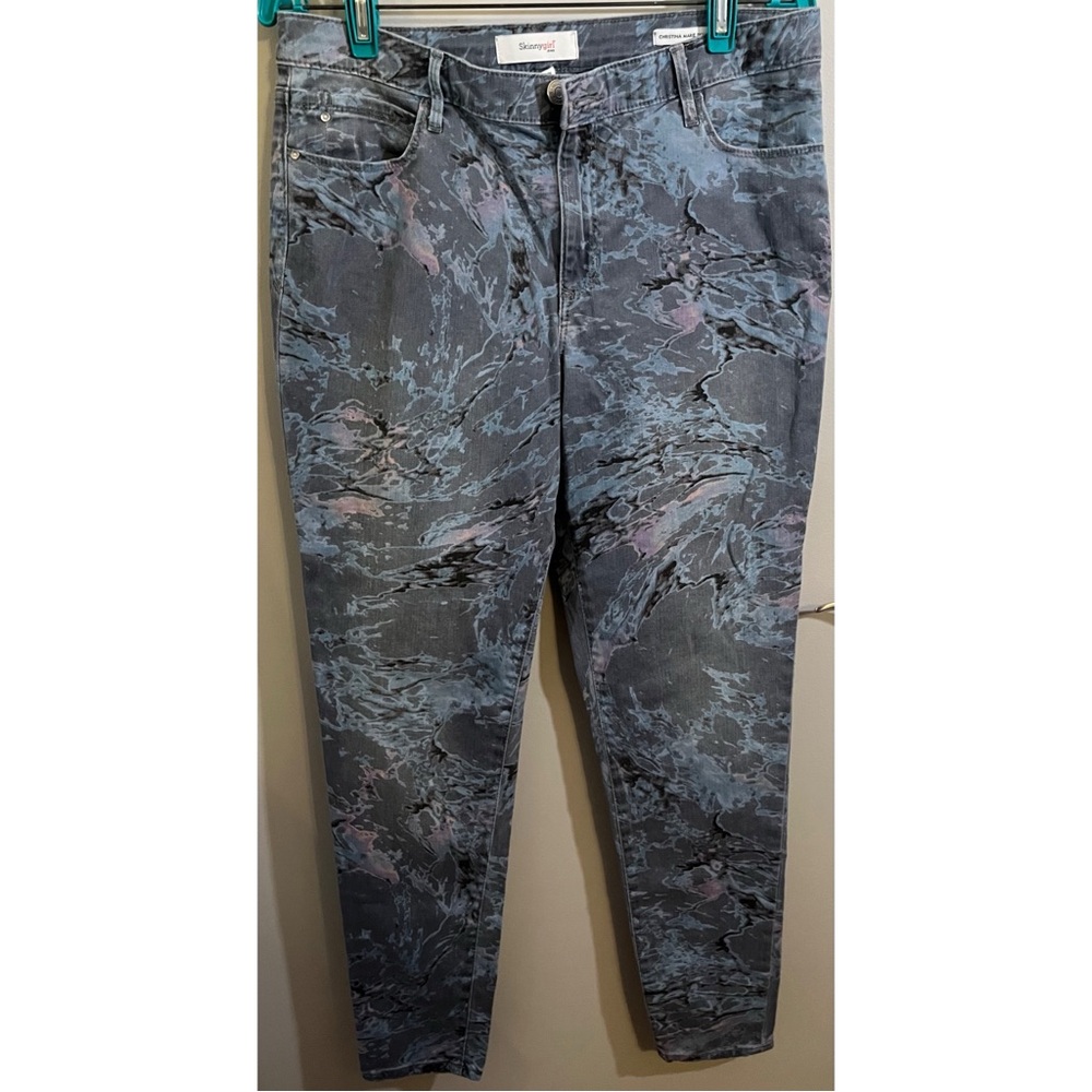 Skinny Patterned Jeans